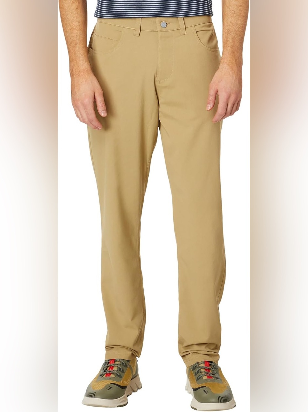 tasc Motion Pant Straight Fit Men’s 36x32 Khaki Performance Stretch Golf Pants